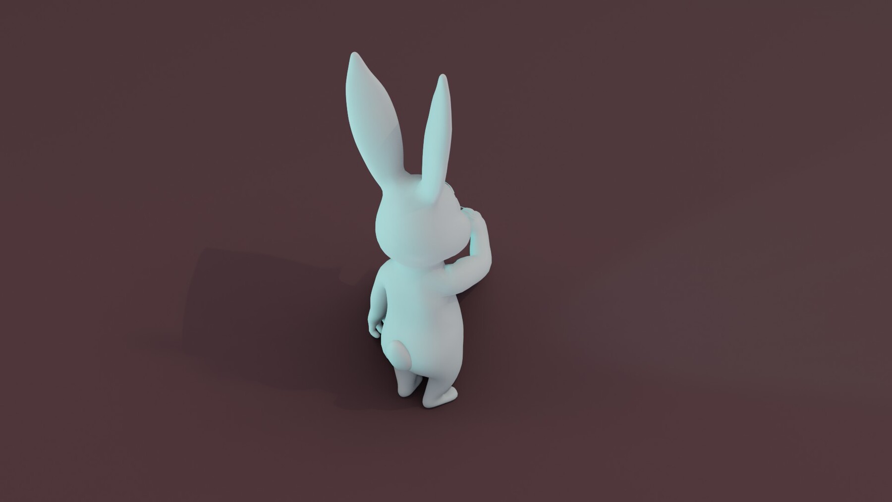 ArtStation - Cartoon Rabbit Animated and Rigged Base Mesh 3D Model ...