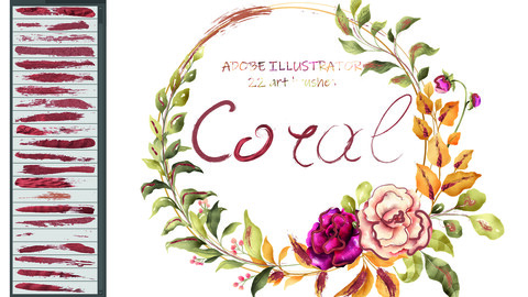 Coral Illustrator Brushes