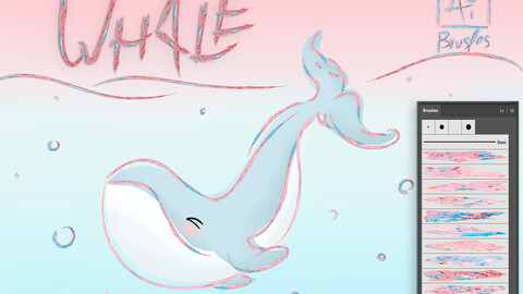 Whale Illustrator Brushes