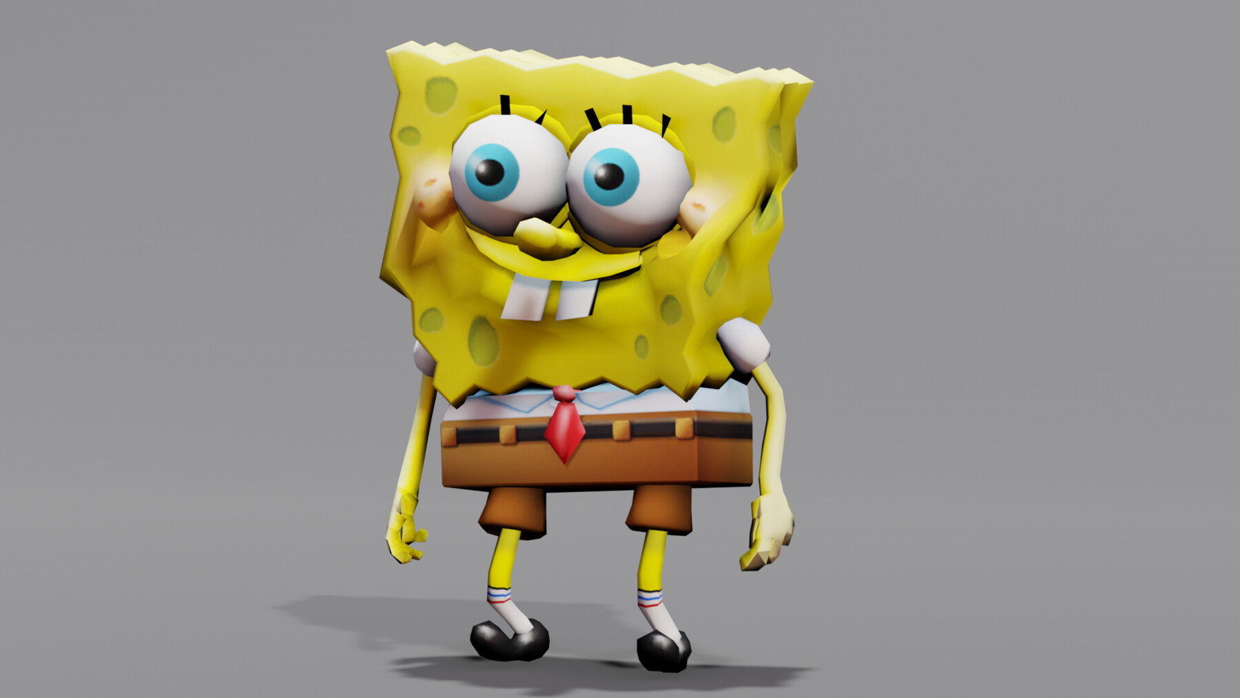 Artstation Dancing Spongebob 3d Model Game Assets