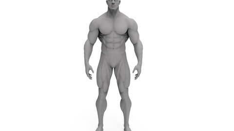 3D BODYBUILDER CHARACTER