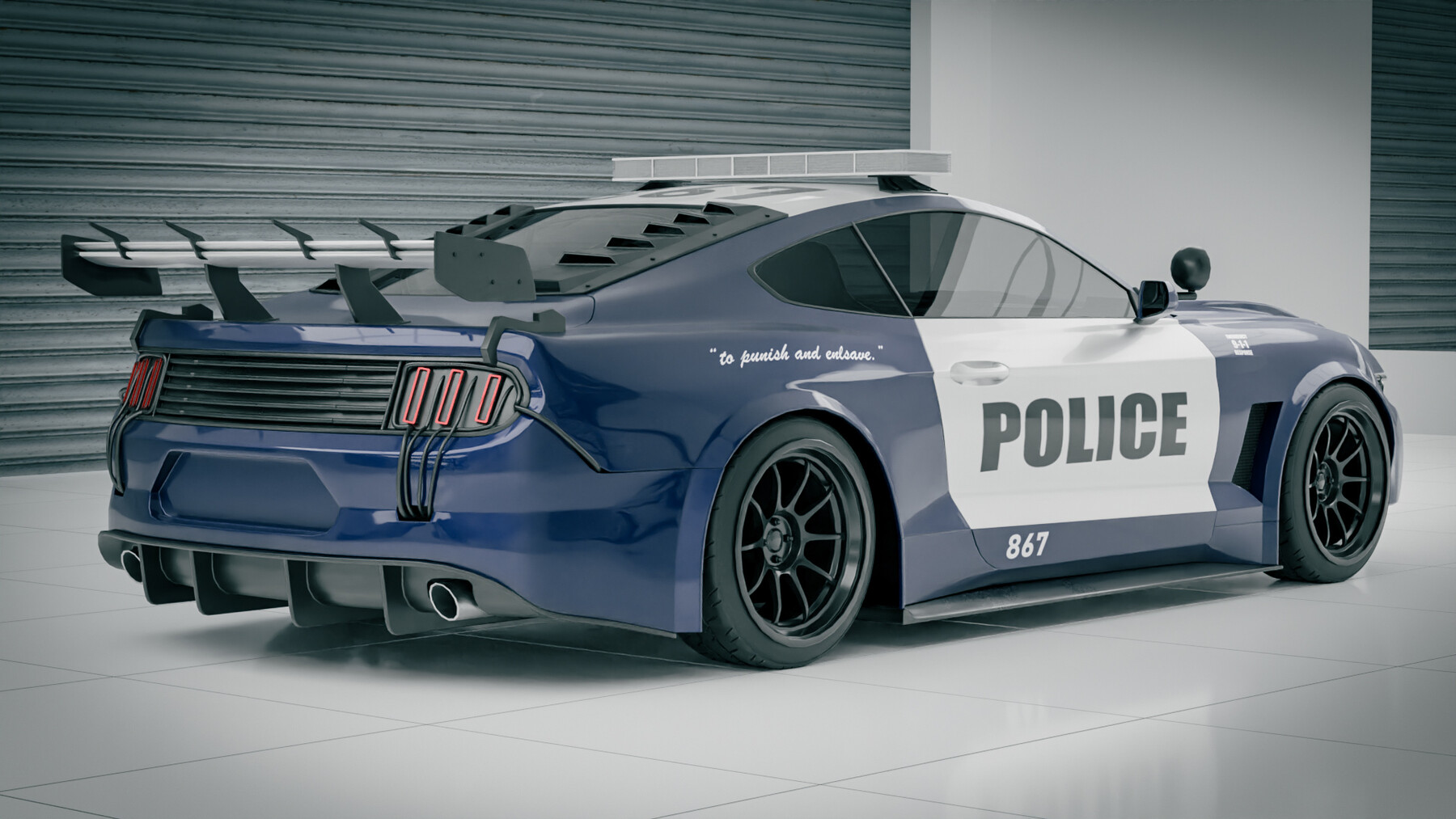 ArtStation - Ford Mustang Police | Resources