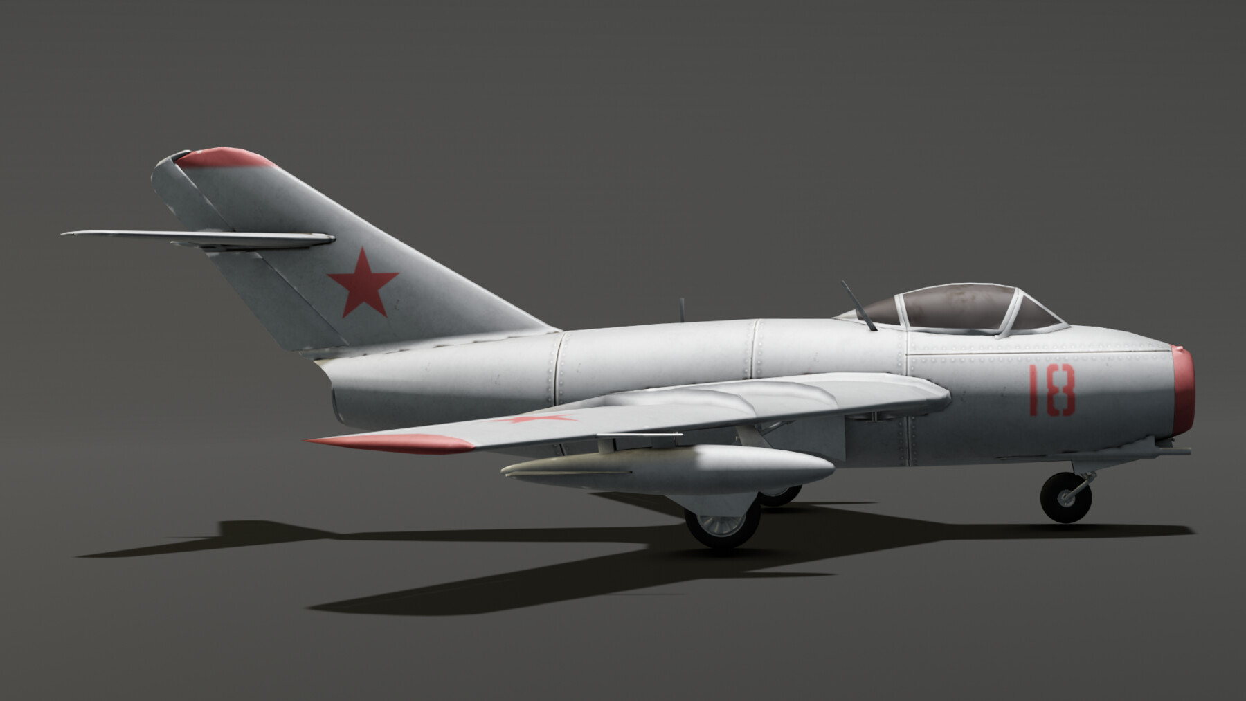 ArtStation - MIG 15 Flight 3D model | Game Assets