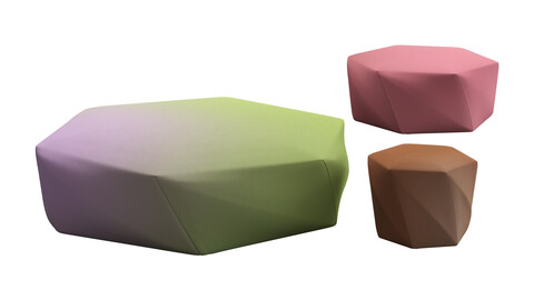 Brook pouf by MOROSO