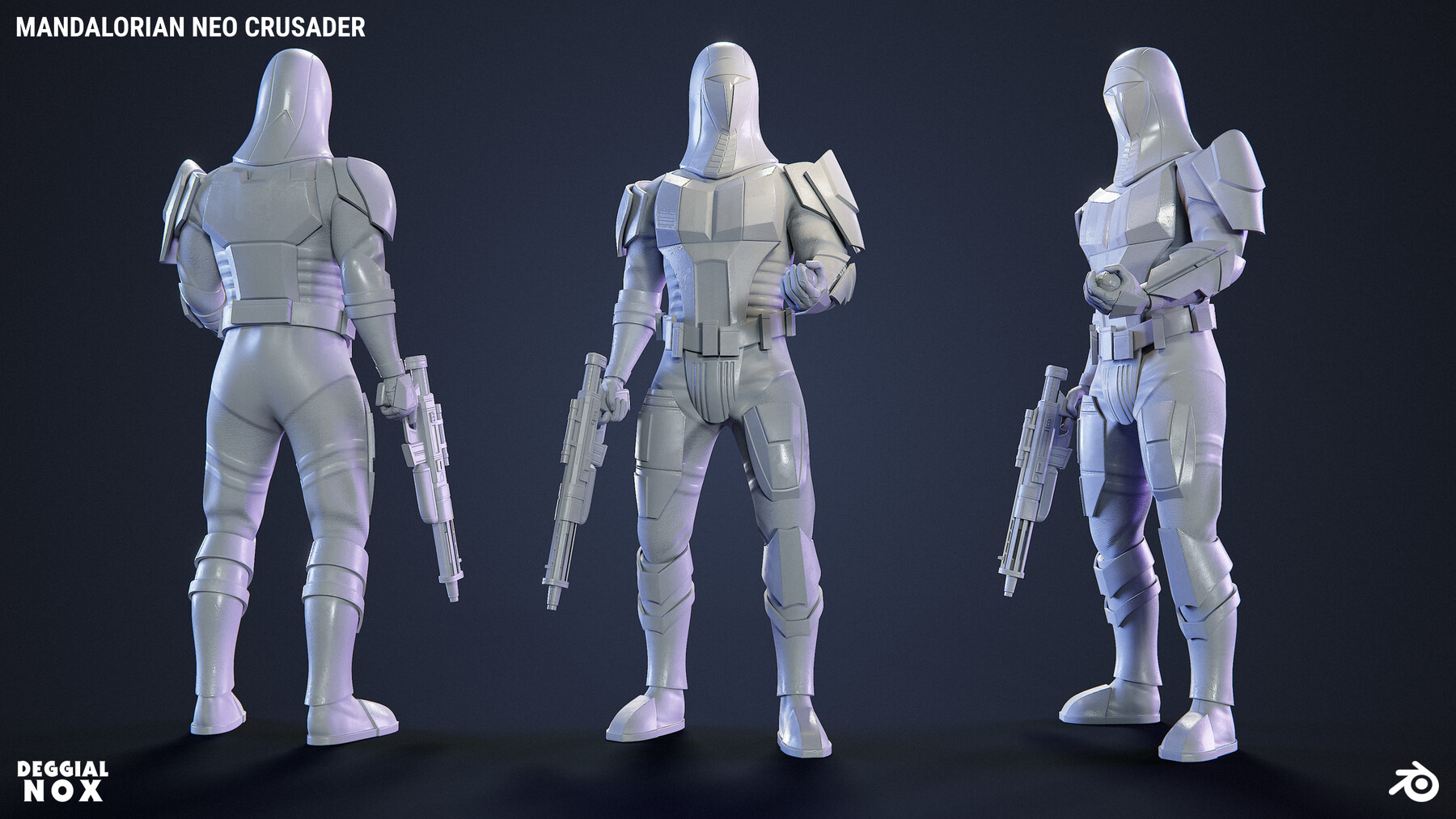 ArtStation - Mandalorian Neo Crusader | Game Ready Model | Game Assets