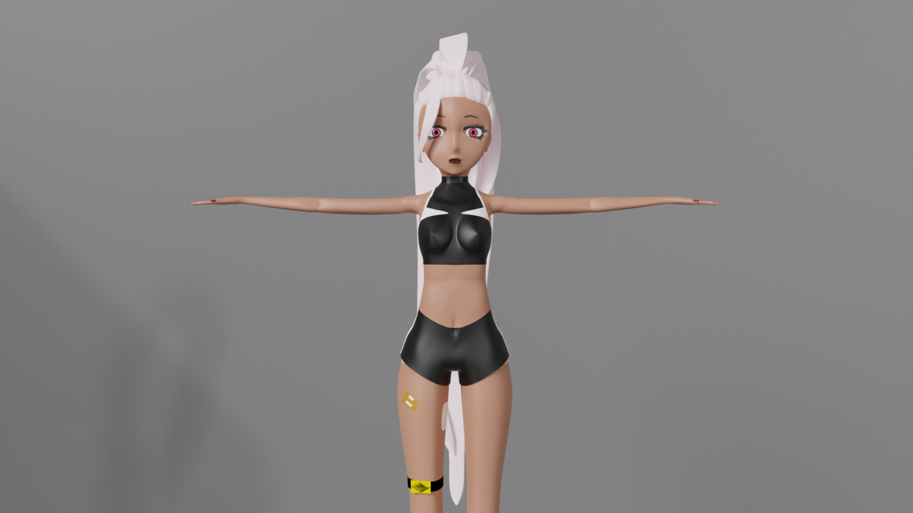 ArtStation - 3D character (girl model for game, animation, etc) | Resources