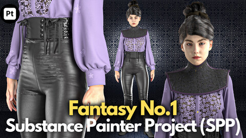 Fantasy No.1: Substance Painter Project