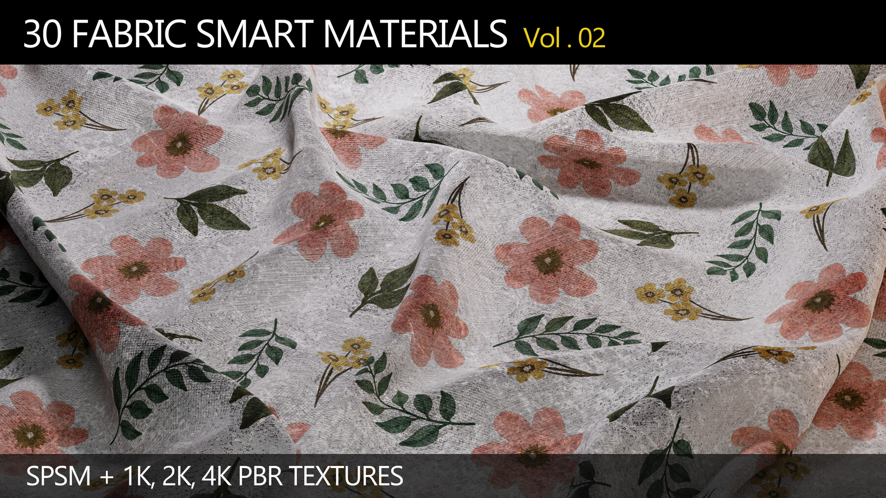 ArtStation - 30 Fabric Smart Materials (Vol.2) | Game Assets