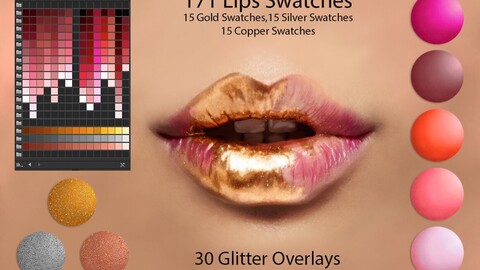 Lips Illustrator Swatches