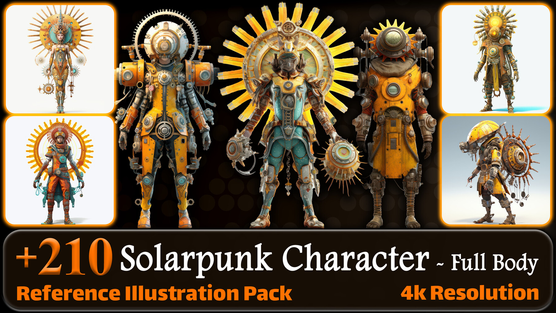 ArtStation - SolarPunk- Full layered PSD