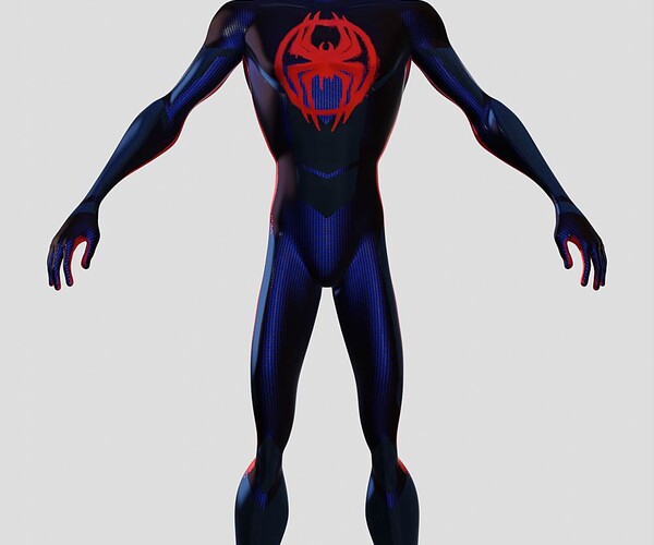 The Marvel Miles Morales Across the Spider Verse Pattern 3D