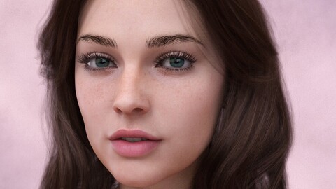 Kk Ashly Character for Genesis 8.1 Female