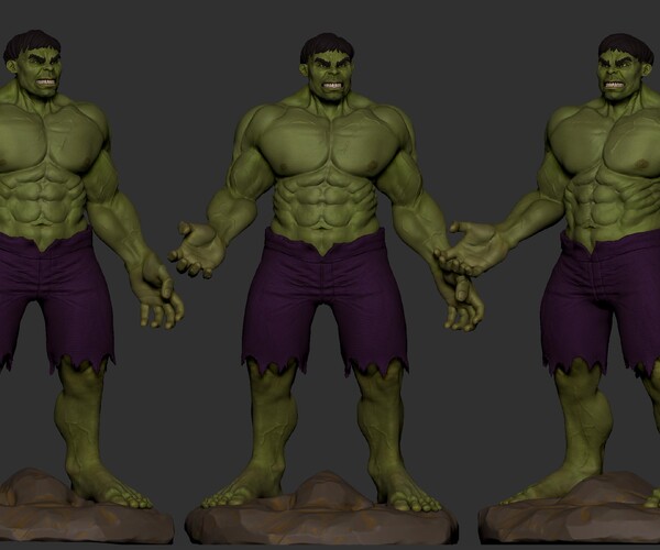 ArtStation - hulk for 3d print | Resources