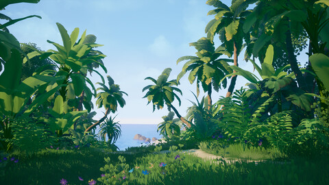 Stylized Environment Series - Tropical Package