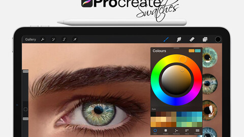 Eyes Swatches for Procreate