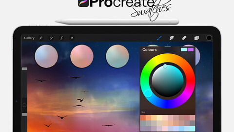 Sky Swatches for Procreate