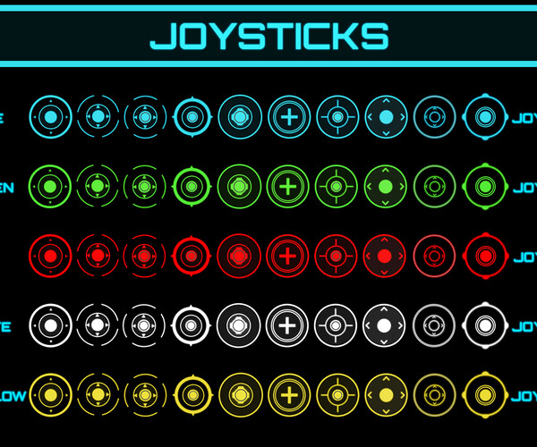 ArtStation - Ultimate Sci-Fi UI Components Pack 2 (Crosshairs ...