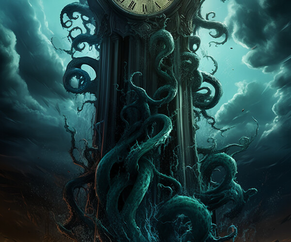 ArtStation - Emerging Echoes: The Majestic Clock of the Deep 1 | Artworks