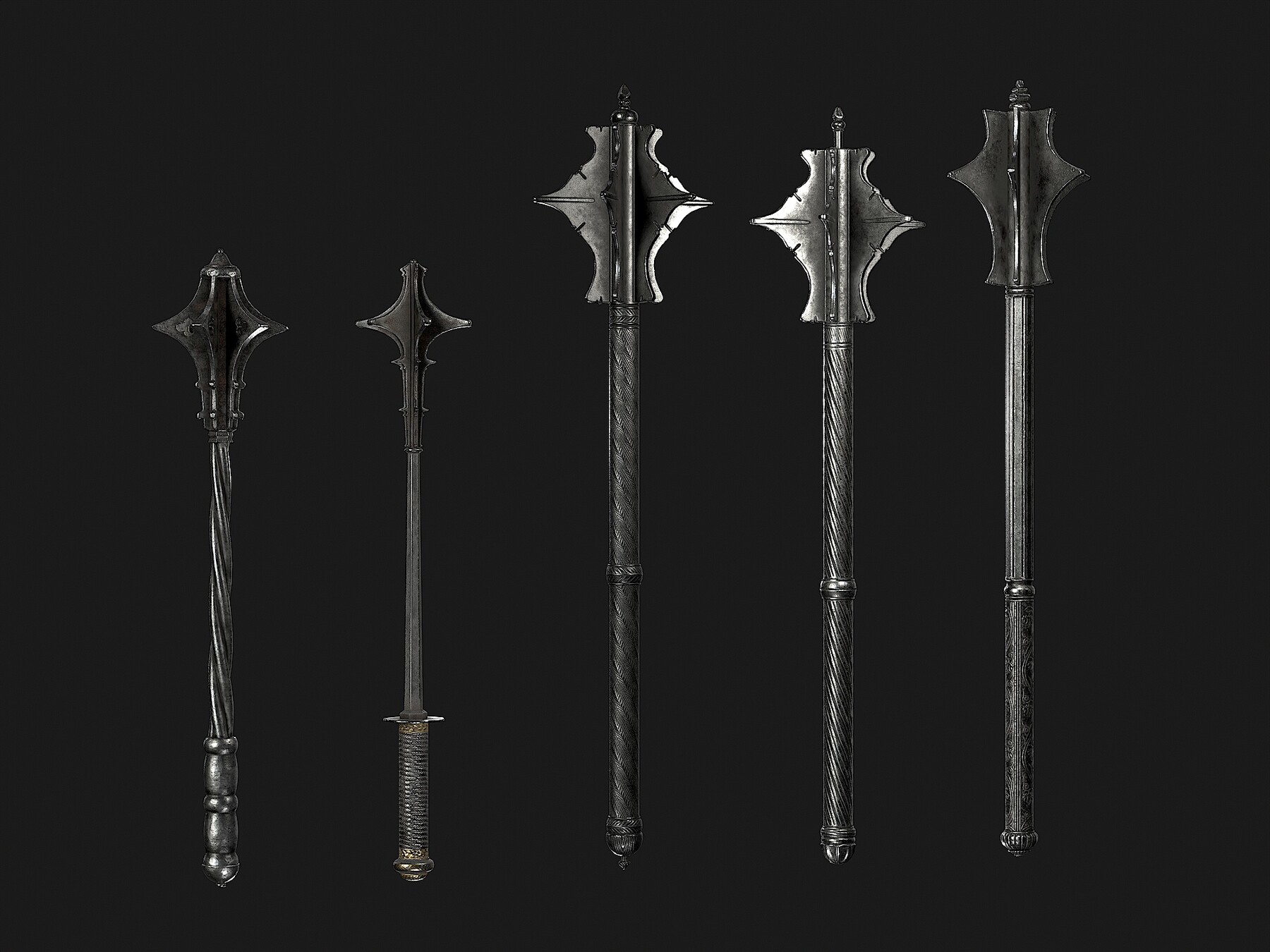 ArtStation - MEDIEVAL MACE PACK | Game Assets