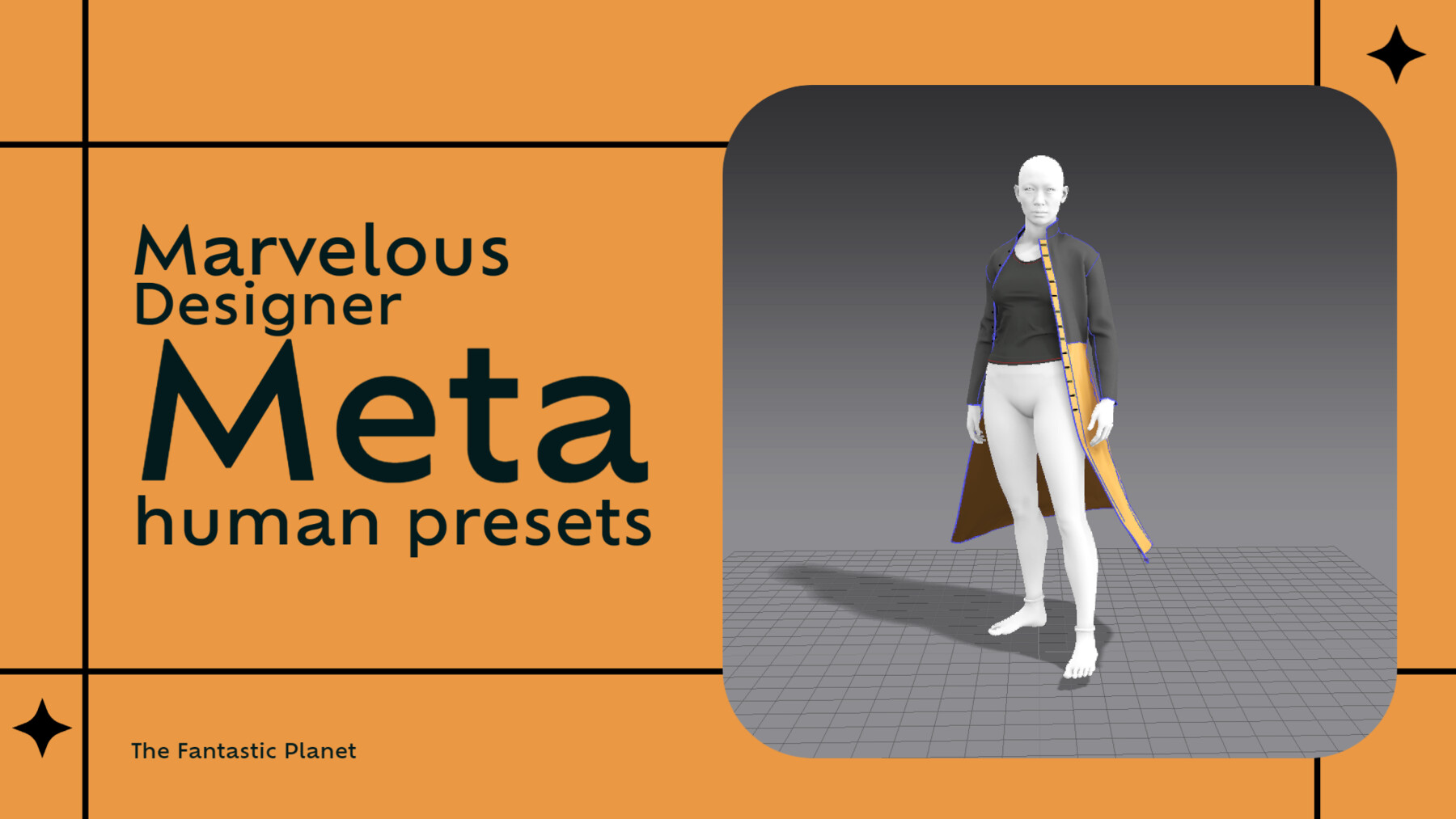 Marvelous Designer Metahuman Presets