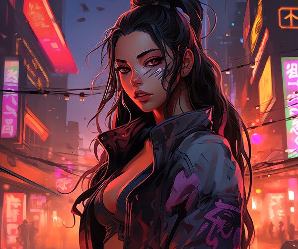 ArtStation - Modern Day Nezuko | Artworks