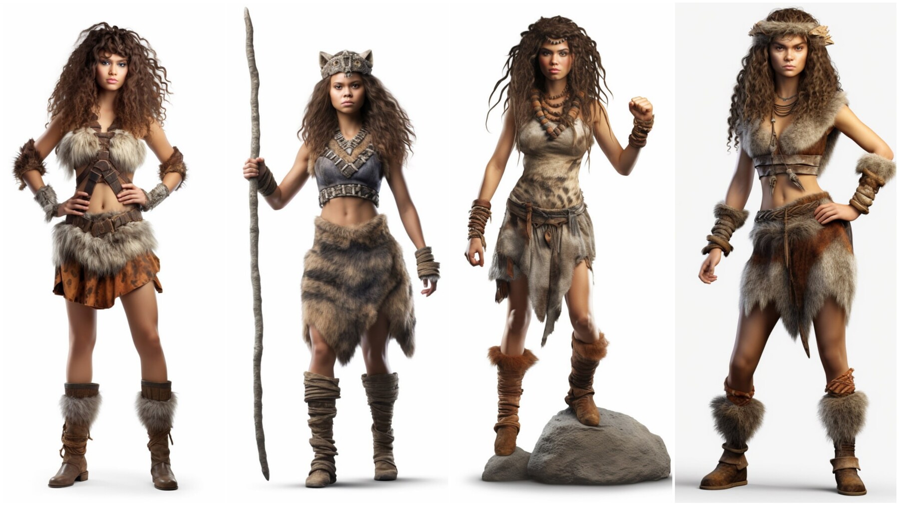 Artstation 250 Cave Woman Concept 4k Artworks 