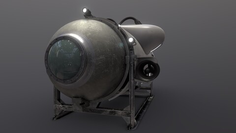 OceanGate Titan submersible - 3D model