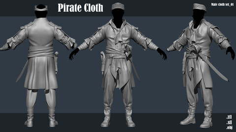 Pirate Cloth male 01