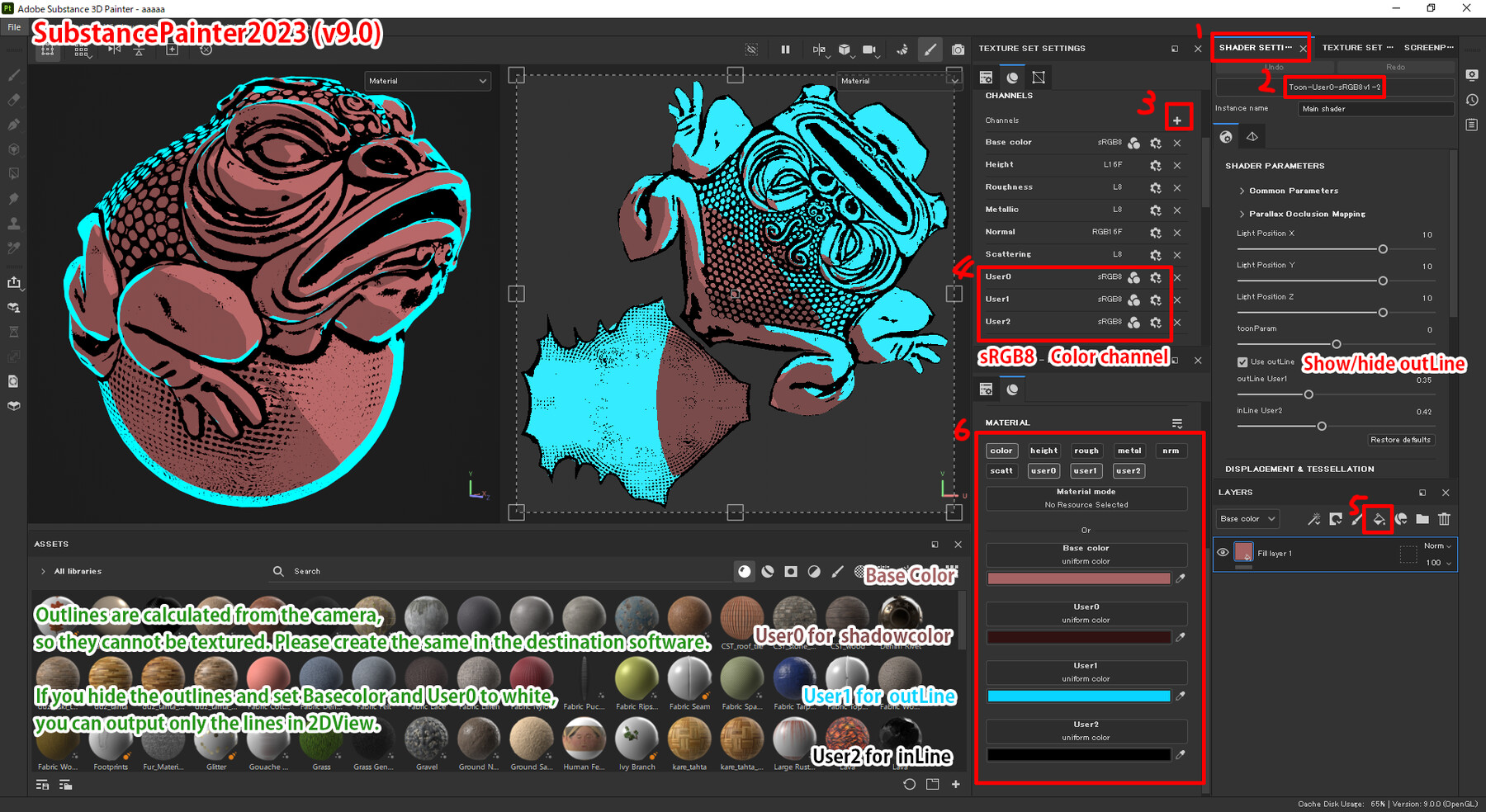 ArtStation - Simple Toon Shader for Substance Painter | Resources