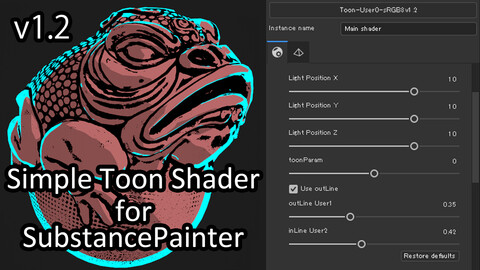 Simple Toon Shader for Substance Painter