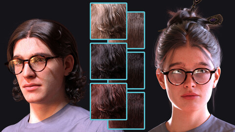 Gossamer Hair Shader for Strand-Based Hair (Daz Studio)