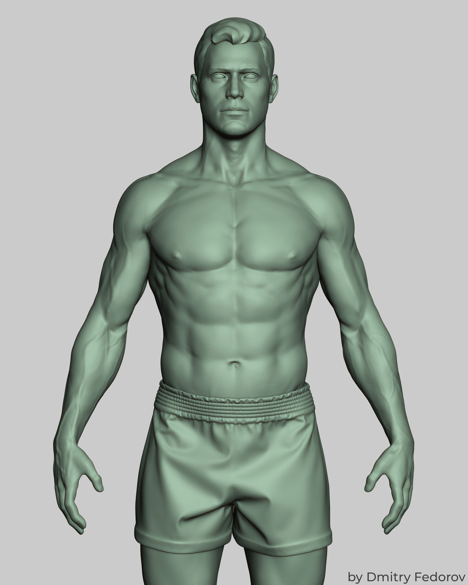 ArtStation - R15 Realistic Male Body