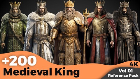 +200 Medieval King Concept (4k)