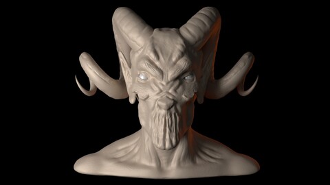 Zbrush Demon Model Character Sculpture Evil