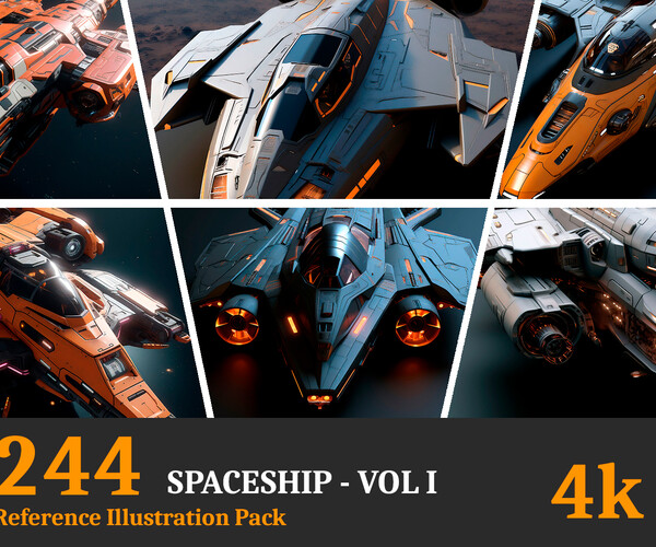 ArtStation - 244 Spaceship Vol I References - 4K Resolution | Artworks