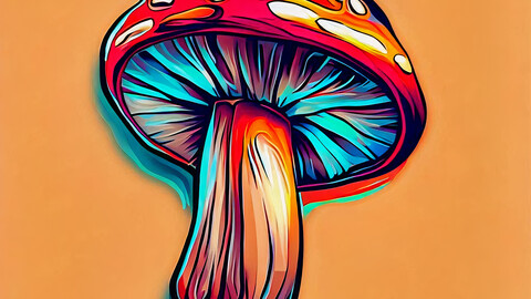 Amanita Muscaria Graphic Logo