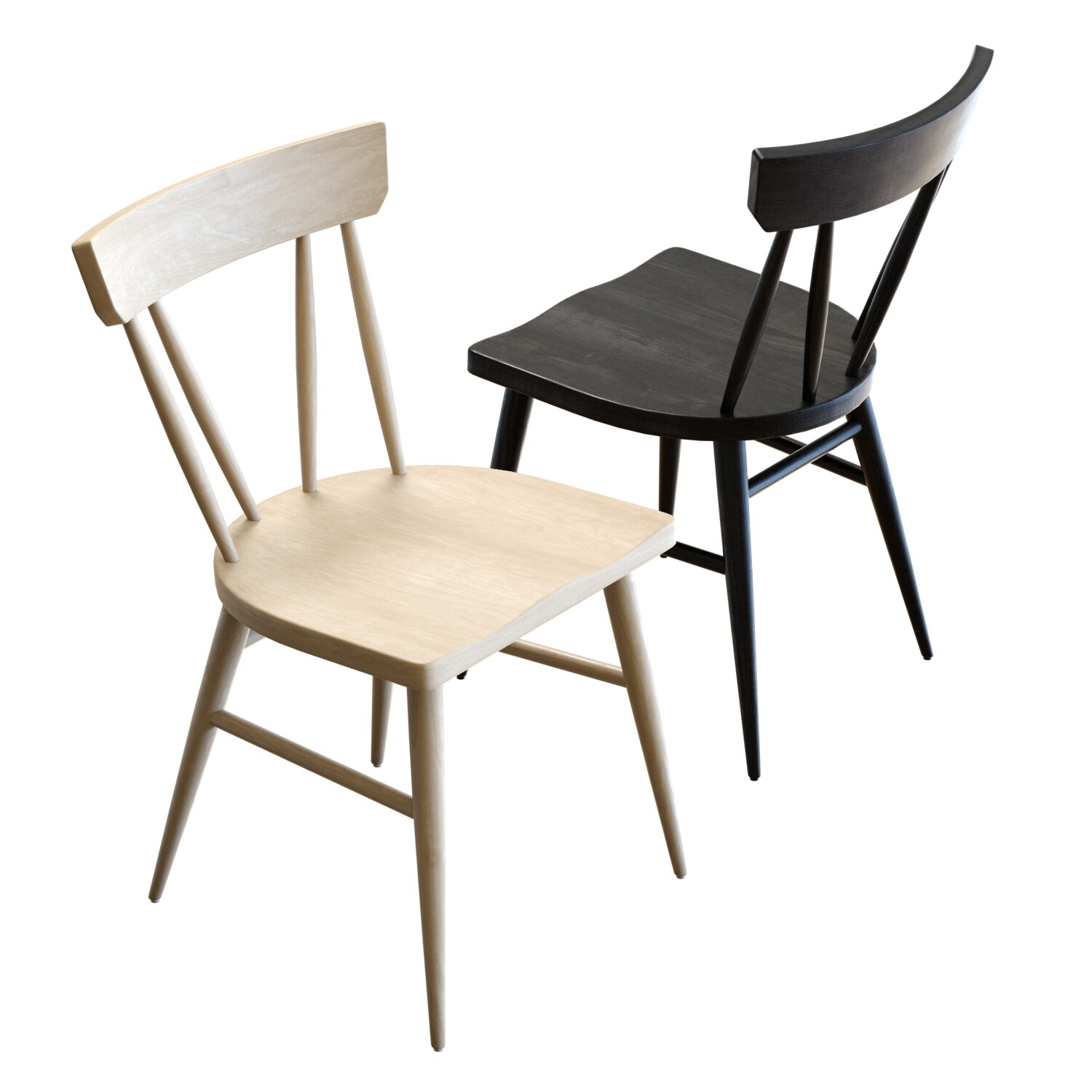 ArtStation - 3D Model / Crate&Barrel Juni Dining Chair | Resources