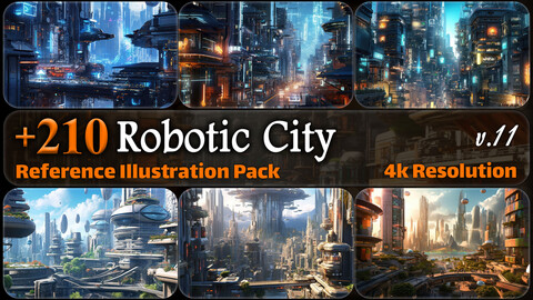 210 Robotic City Reference Pack | 4K | v.11