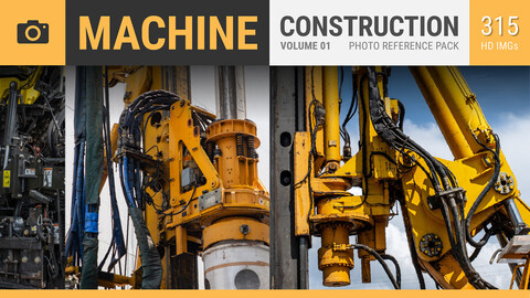 MACHINE Construction VOL 01 Photo Reference Pack