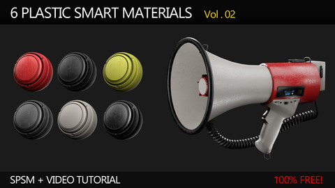 6 Plastic Smart Materials (Vol.2) + Video Tutorial  - 100% FREE!