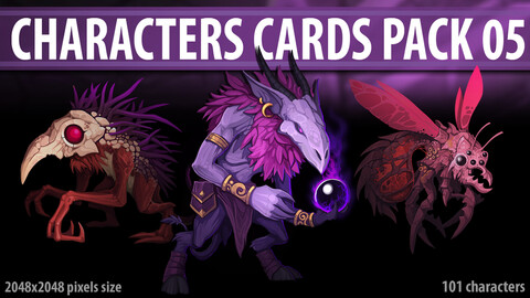 Characters Cards pack 05