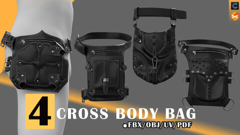 cross body bag/bag/clo3d