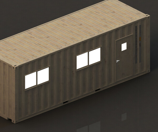 ArtStation - military container | Game Assets