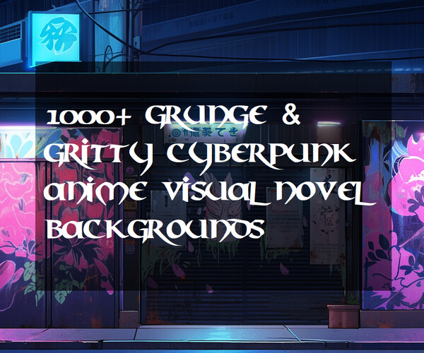Cyberpunk Background Pack - Pack of 50 in 2D Assets - UE Marketplace