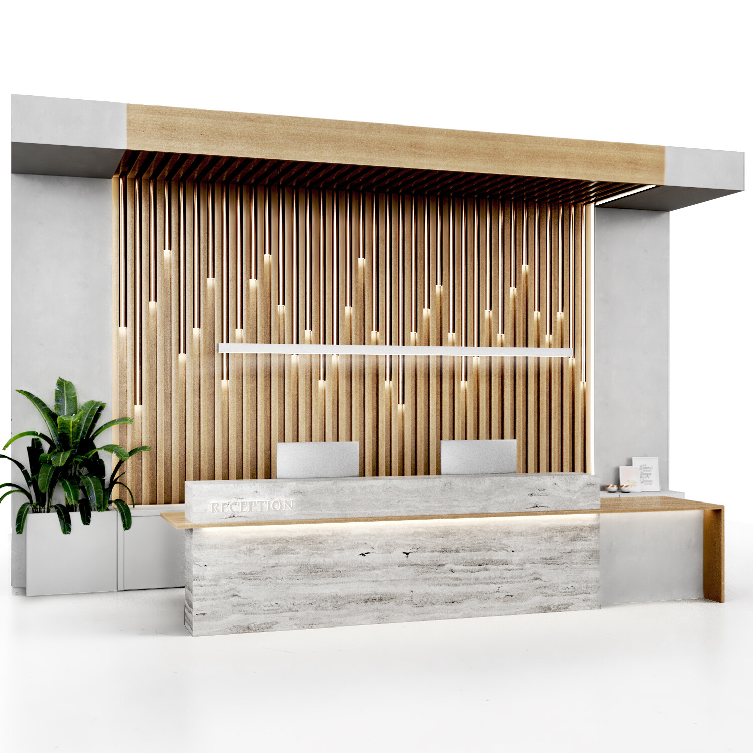 ArtStation - Reception10- office furniture, workspace | Resources