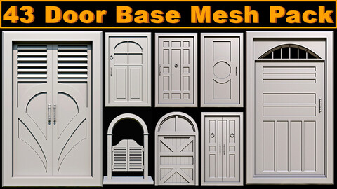 43 Door base Mesh Pack