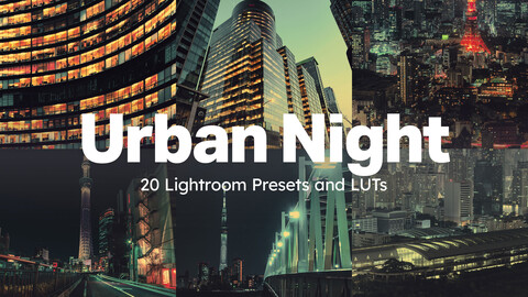 20 Urban Night LUTs & Lightroom Presets