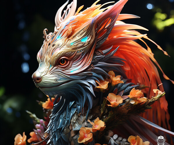 ArtStation - A Fox like creature illustration in 4K | Artworks