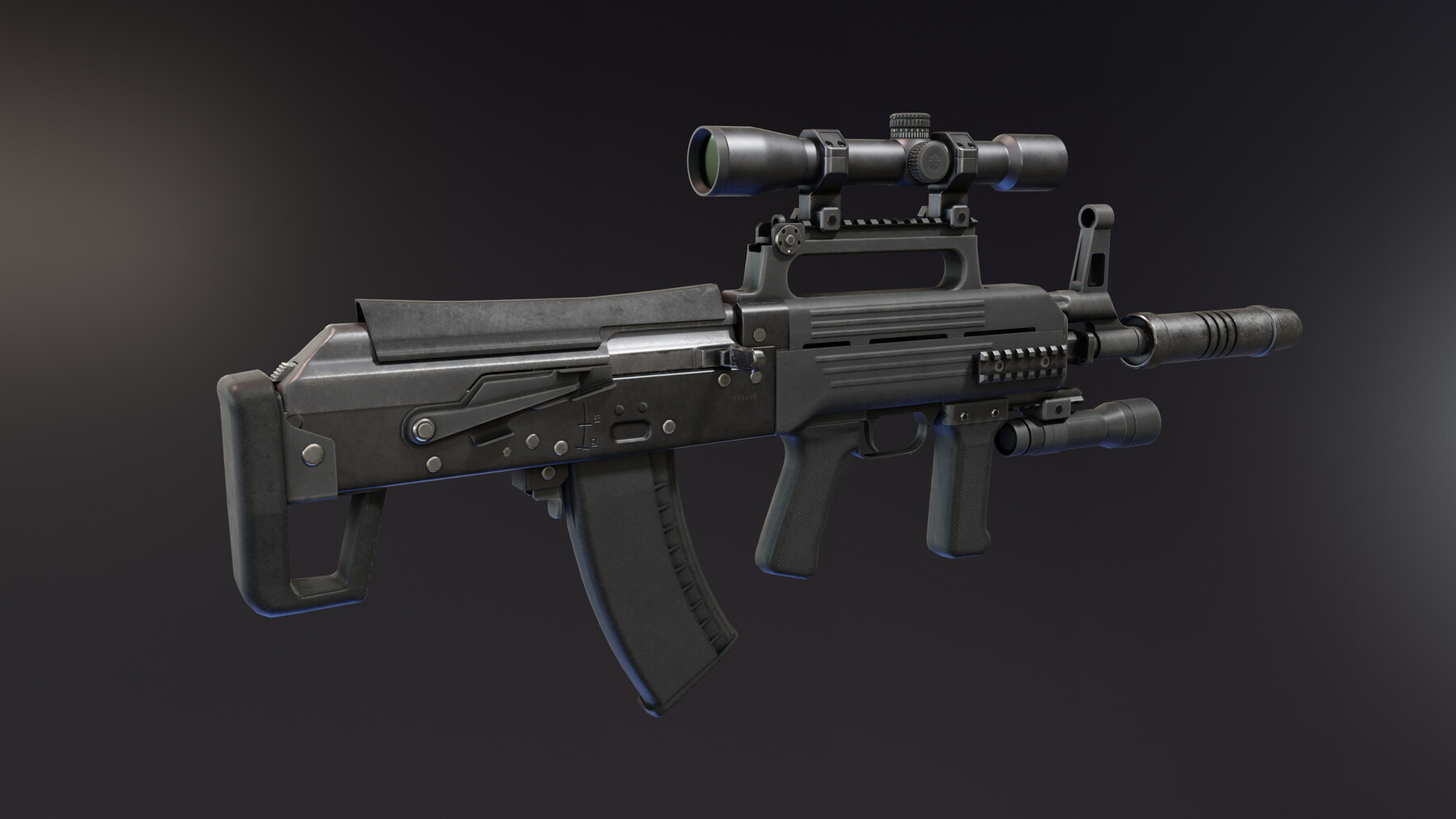 ArtStation - KPA Type 88 Bullpup | Game Assets