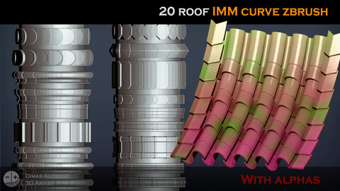 20 roof IMM curve zbrush (Blender)